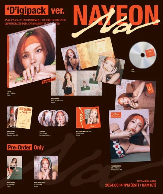 NAYEON (TWICE) - NA (2nd mini album) DIGIPACK