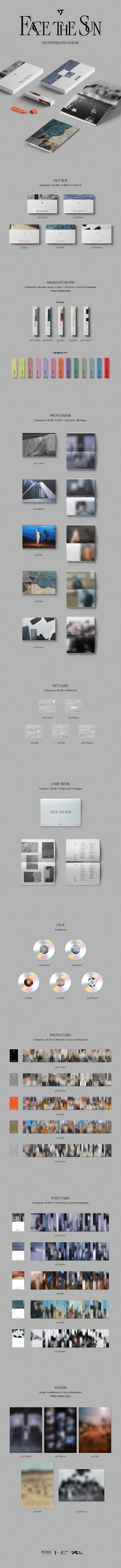 SEVENTEEN - Face the Sun (4th Album)