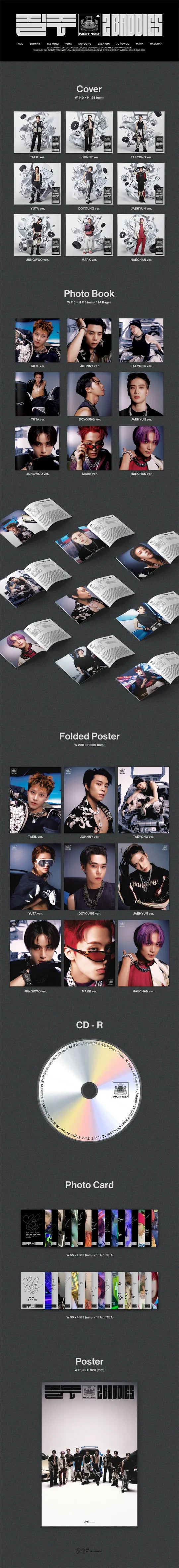 NCT 127 - 질주 (2 BADDIES) (4th Album) DIGIPACK Version