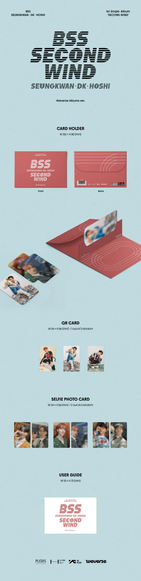 BSS (SEVENTEEN) - SECOND WIND (1st Single Album) WEVERSE Version
