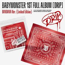 BABYMONSTER - DRIP (1st FULL Album) LIMITED Edition BANDANA