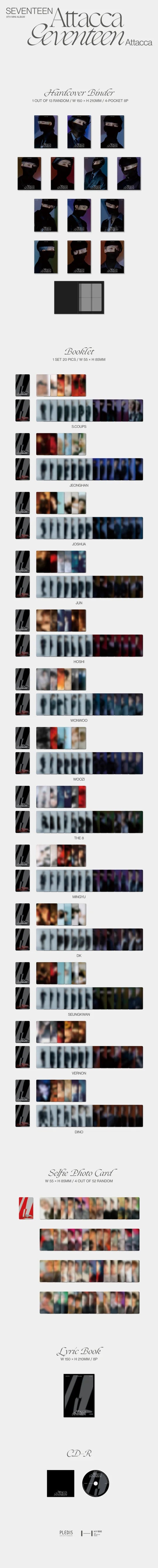 SEVENTEEN - Attacca (9th Mini Album) CARAT VERSION