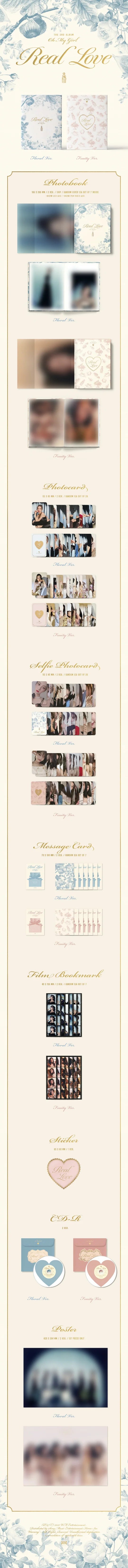 OH MY GIRL - Real Love (2nd Album)
