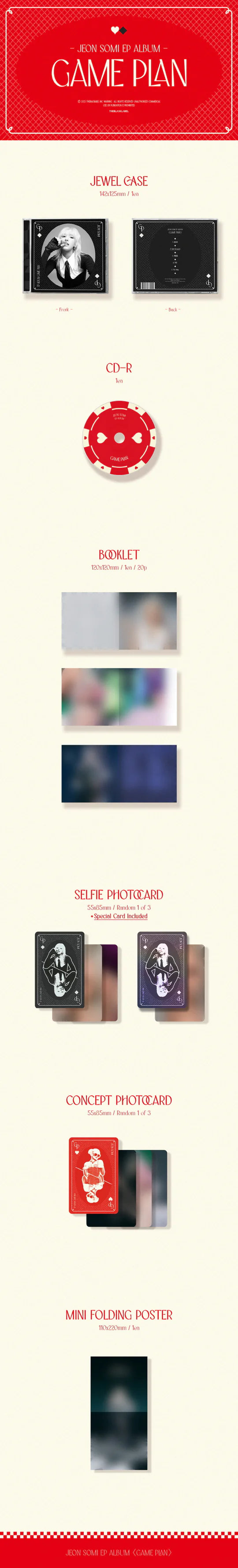 JEON SOMI - GAME PLAN (EP Album) JEWEL Version