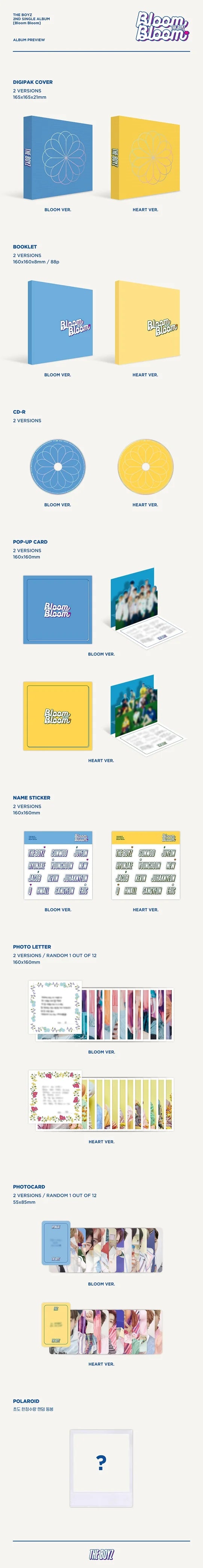 THE BOYZ - Bloom Bloom (2nd Single Album)