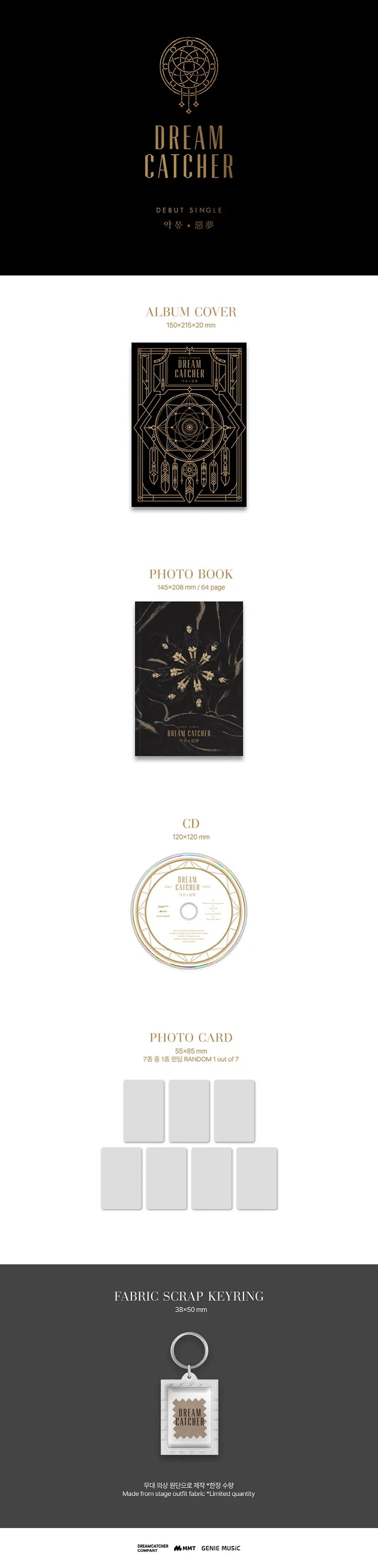 DREAMCATCHER - NIGHTMARE / 惡夢 (Debut Single Album)