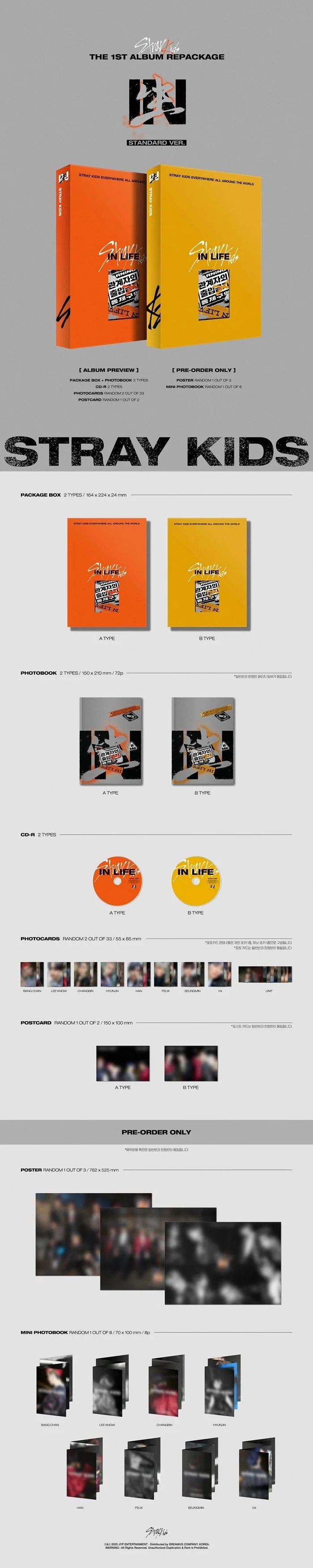 STRAY KIDS - In生 (In Life) (1st album repackage)
