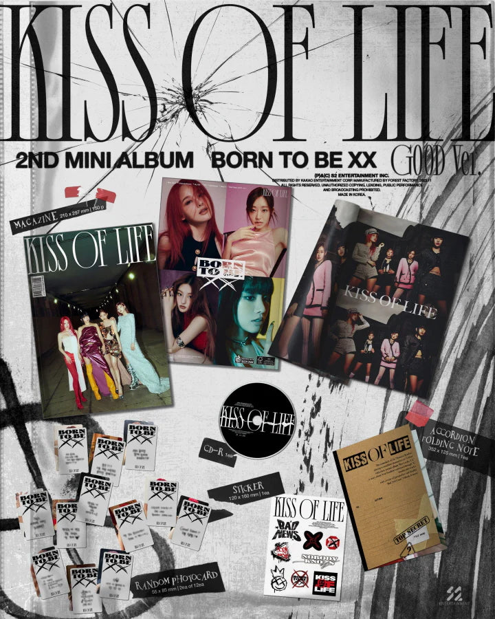 KISS OF LIFE - BORN TO BE XX (2nd Mini Album)