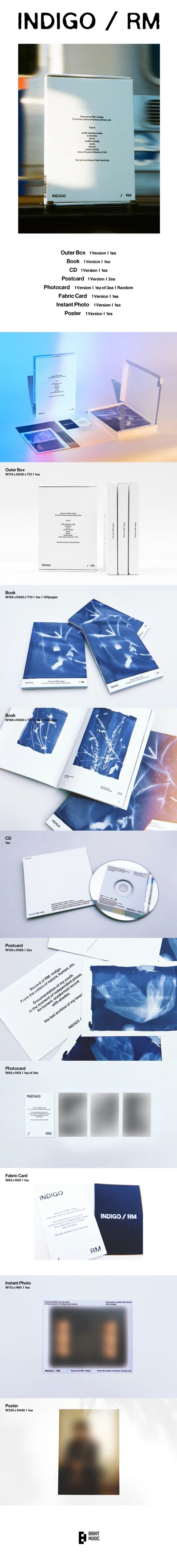 RM (BTS) - INDIGO (BOOK Edition)