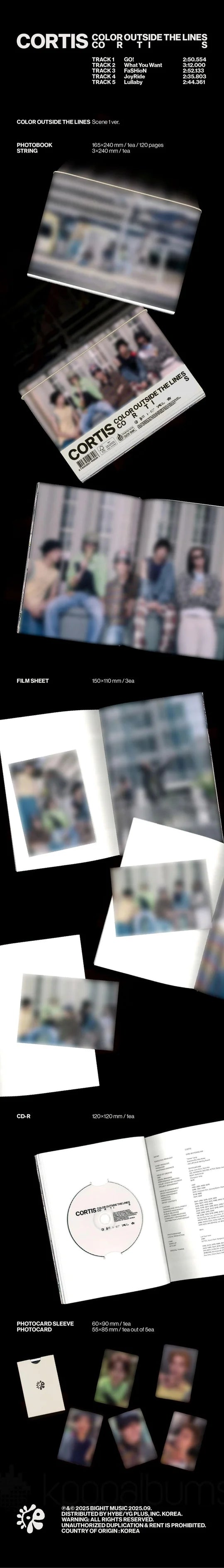 CORTIS - COLOR OUTSIDE THE LINES (1st EP Album)