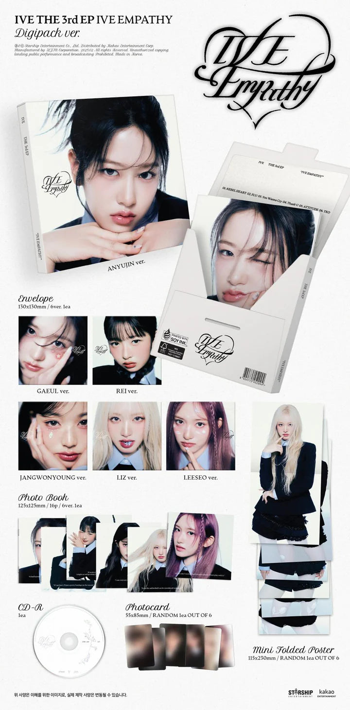 IVE - IVE EMPATHY (3rd EP Album) DIGIPACK