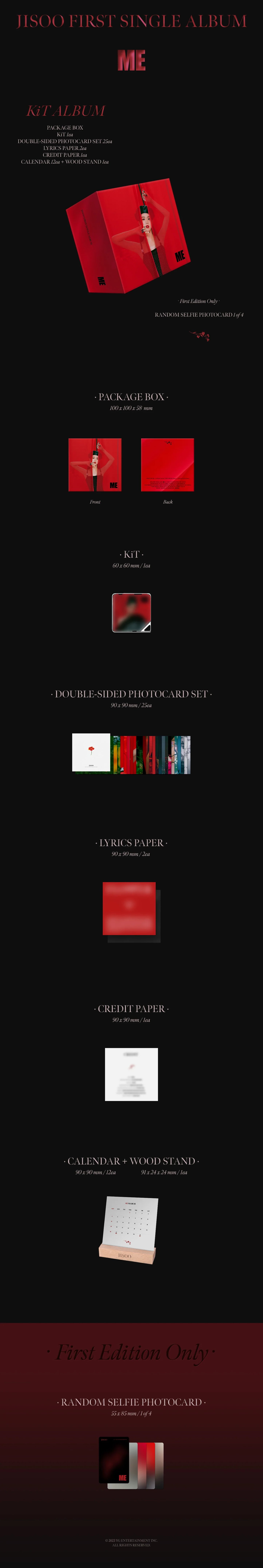 JISOO (BLACKPINK) - Me KIT VERSION