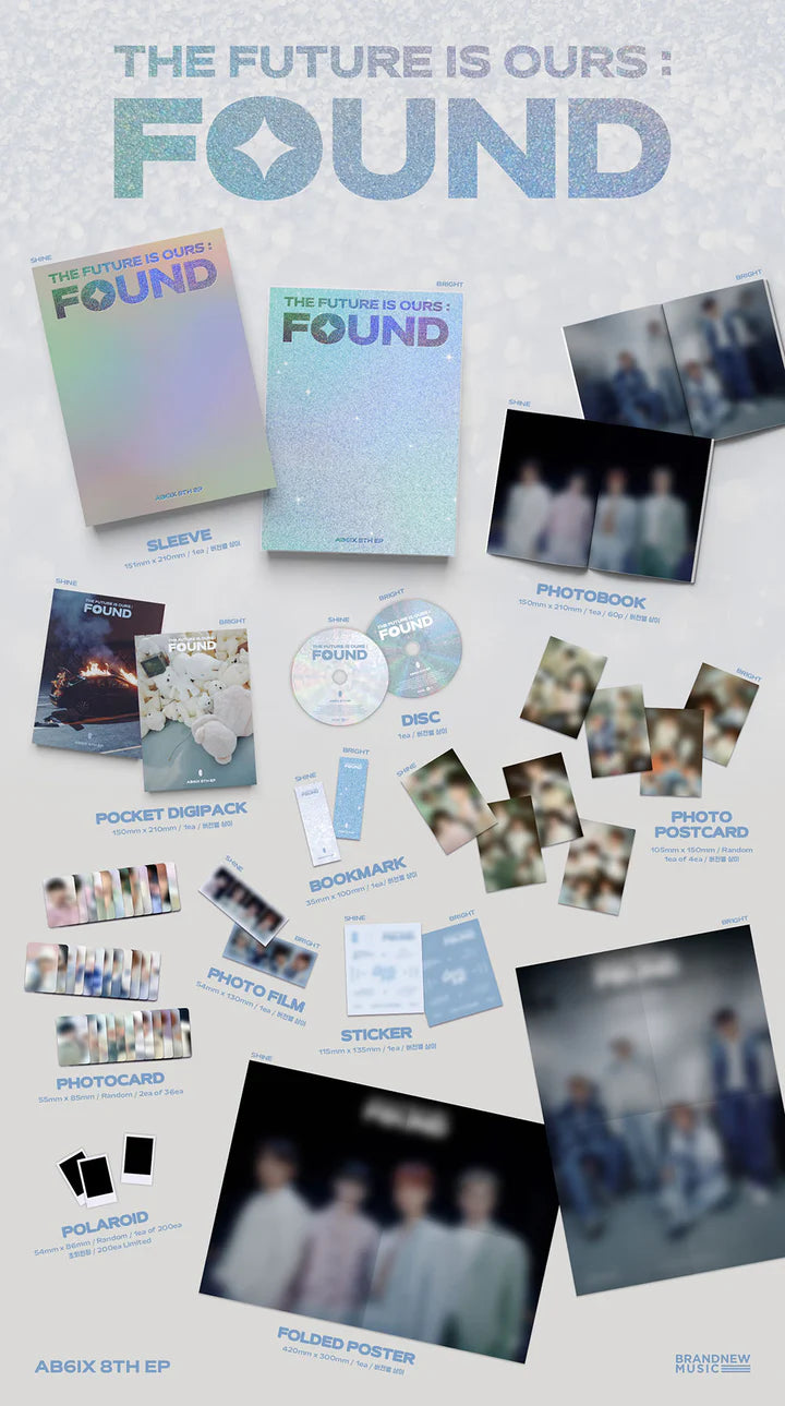 AB6IX - THE FUTURE IS OURS : FOUND (8th EP Album)