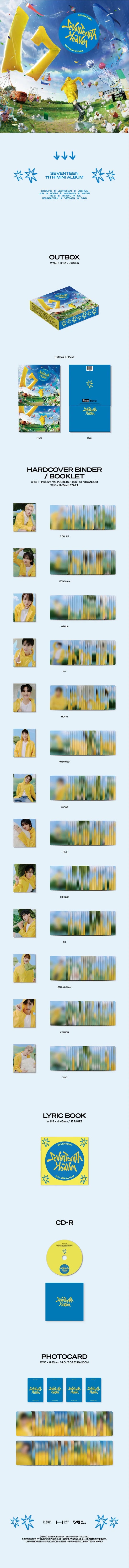 SEVENTEEN - SEVENTEENTH HEAVEN (11th Mini Album) CARAT Version
