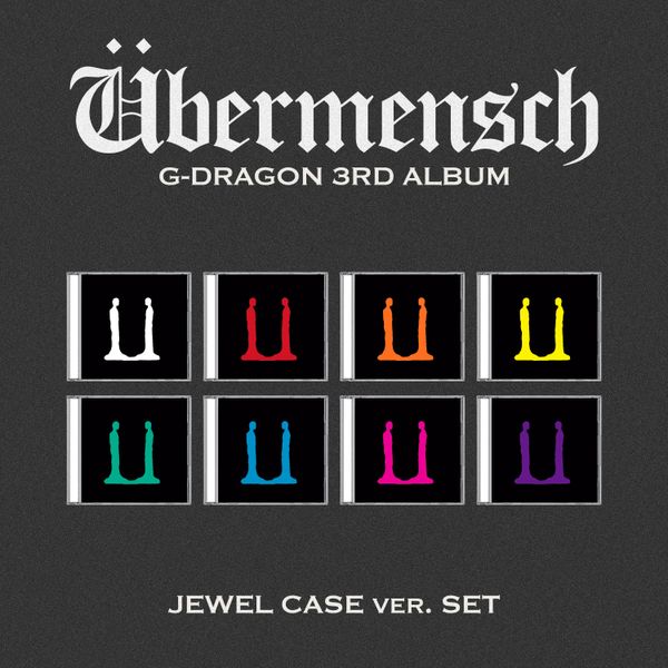 G-DRAGON (BIGBANG) - ÜBERMENSCH (3rd Album) JEWEL CASE