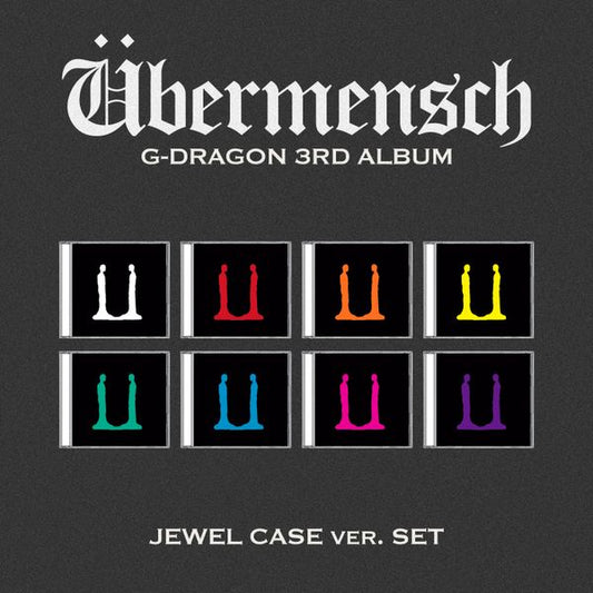 G-DRAGON (BIGBANG) - ÜBERMENSCH (3rd Album) JEWEL CASE