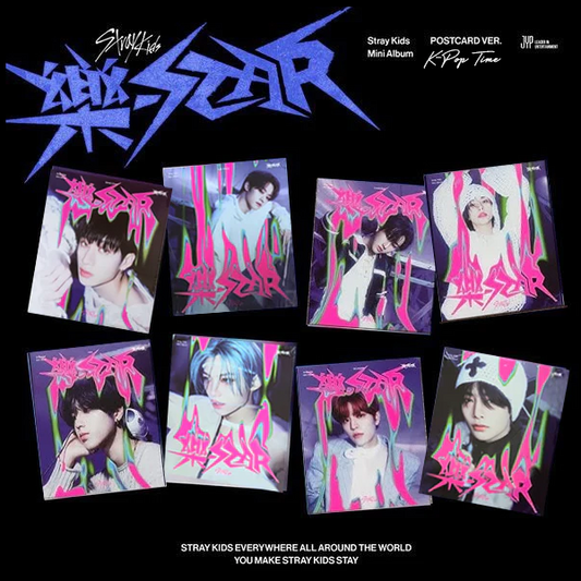 STRAY KIDS - 樂-STAR / ROCK-STAR Postcard version
