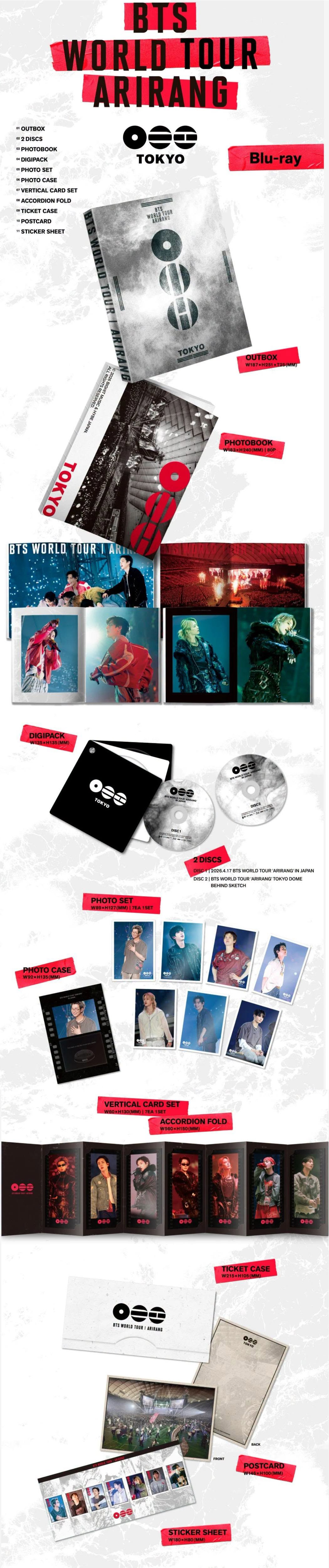[PRE-VENTA] BTS - BTS WORLD TOUR 'ARIRANG' IN JAPAN Blu-ray