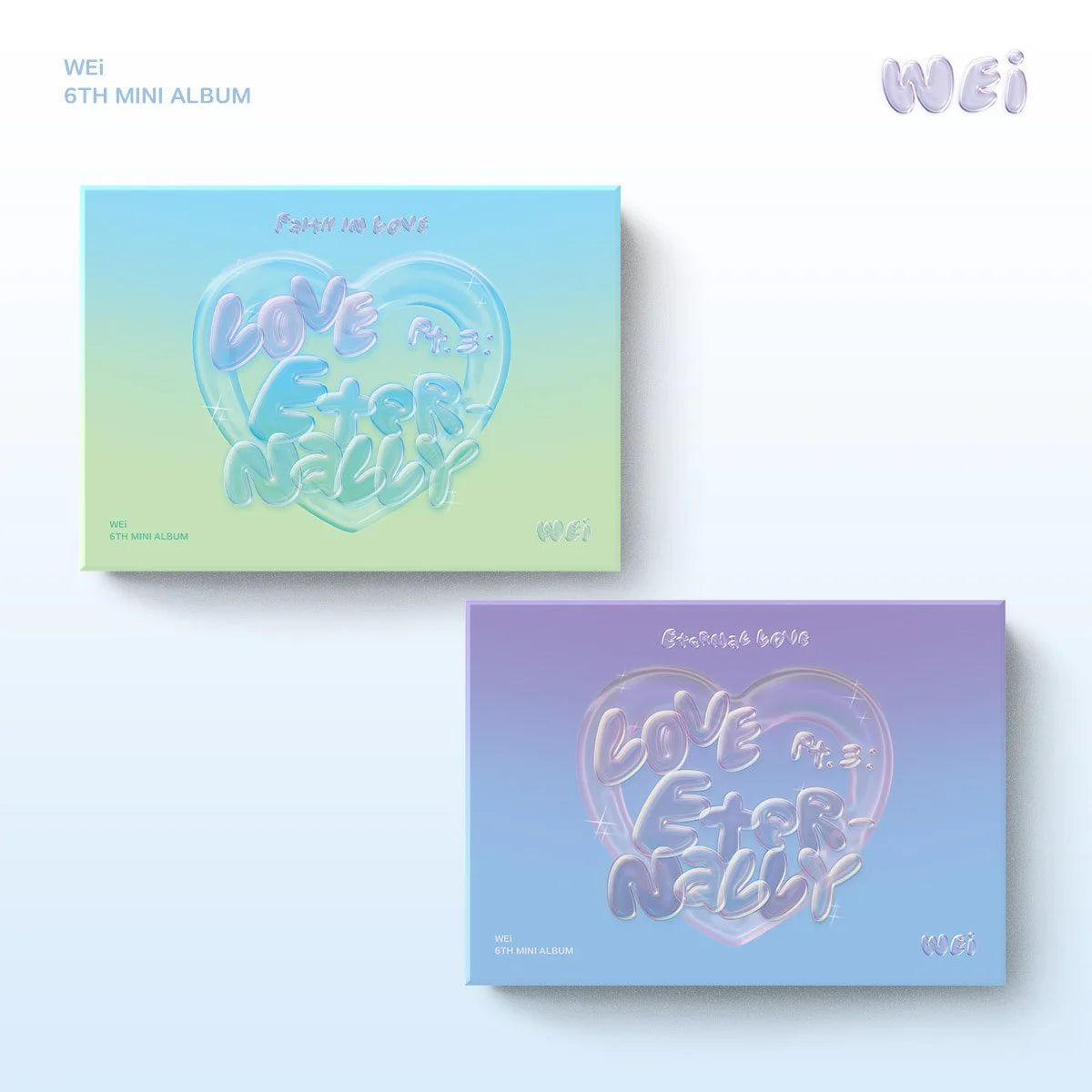 WEi - Love Pt.3 : Eternally Faith in love (6th Mini Album) POCAALBUM