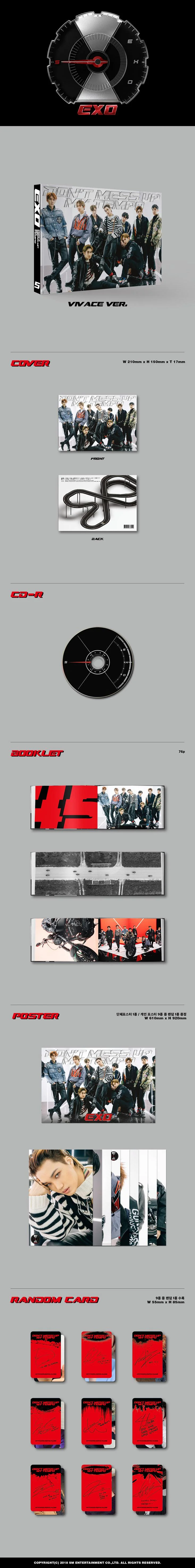 EXO - Don't Mess Up My Tempo (5th Album) Ver. Limitada VIVACE