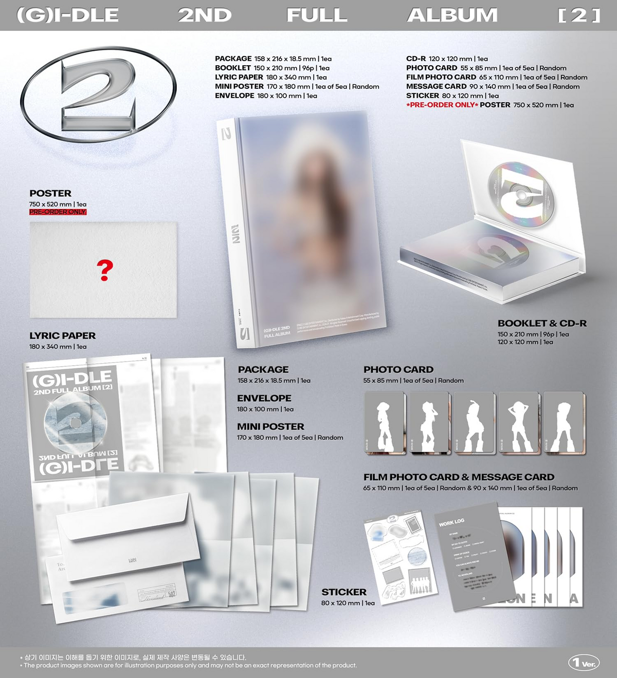 I-DLE - 2 (2nd Album) Target Exclusive VERSION 1