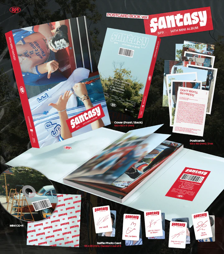 SF9 - FANTASY (14th Mini Album) POSTCARD BOOK Version
