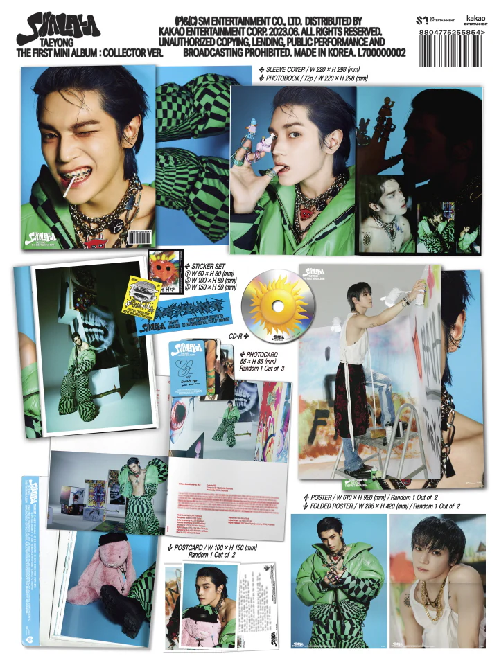 TAEYONG (NCT) - SHALALA (1st Mini Album) COLLECTOR