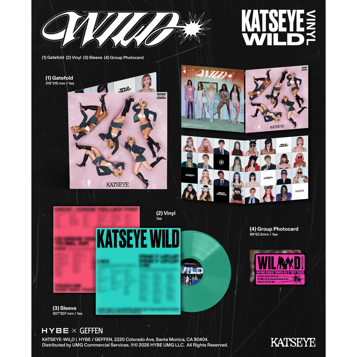 KATSEYE - WILD VINILO