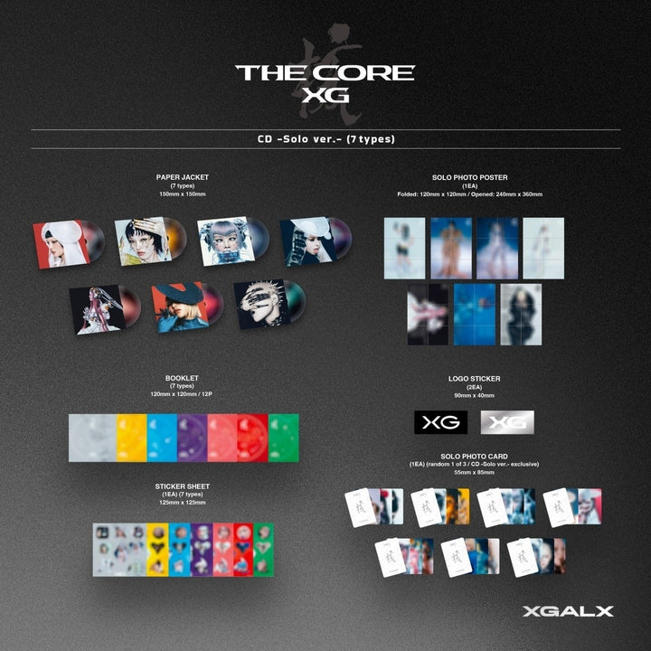 XG - THE CORE - 核 (1st FULL Album) SOLO