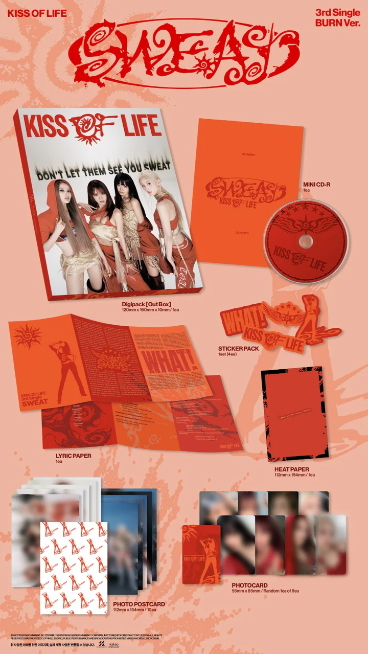 [PRE-VENTA] KISS OF LIFE - SWEAT (3rd Single Album)