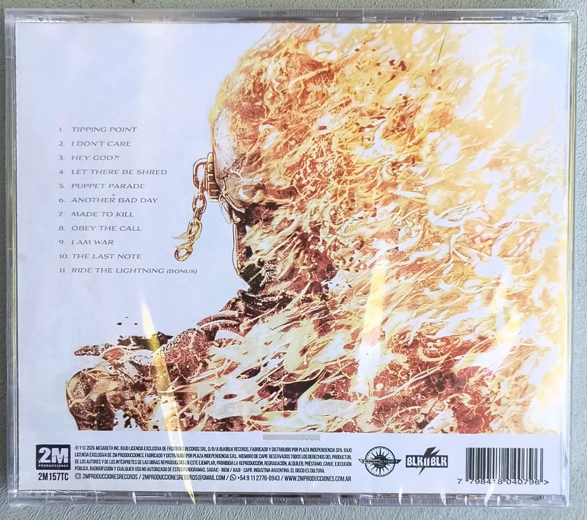 MEGADETH - Megadeth CD + Púa de guitarra