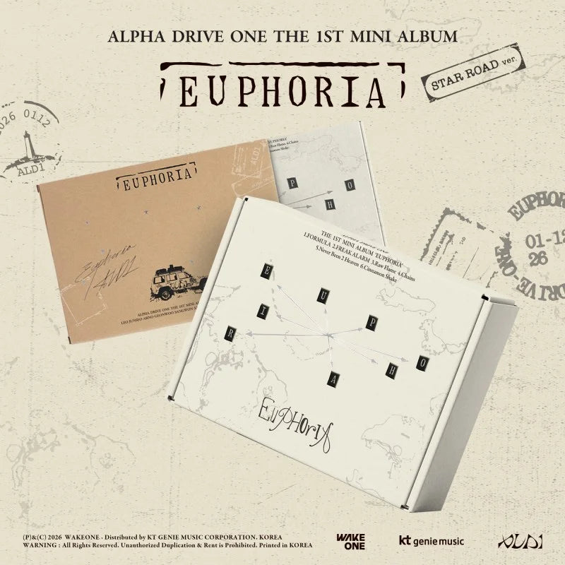 ALPHA DRIVE ONE - EUPHORIA (1st Mini Album) STAR ROAD Version