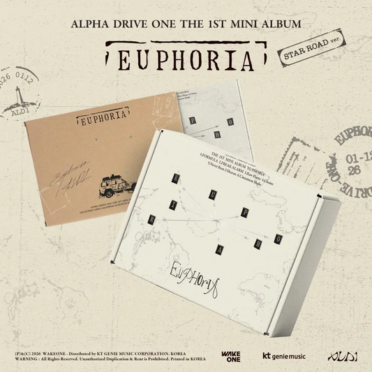 ALPHA DRIVE ONE - EUPHORIA (1st Mini Album) STAR ROAD Version