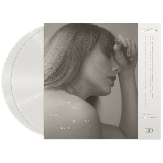 TAYLOR SWIFT - The tortured poets department VINILO Ghosted White