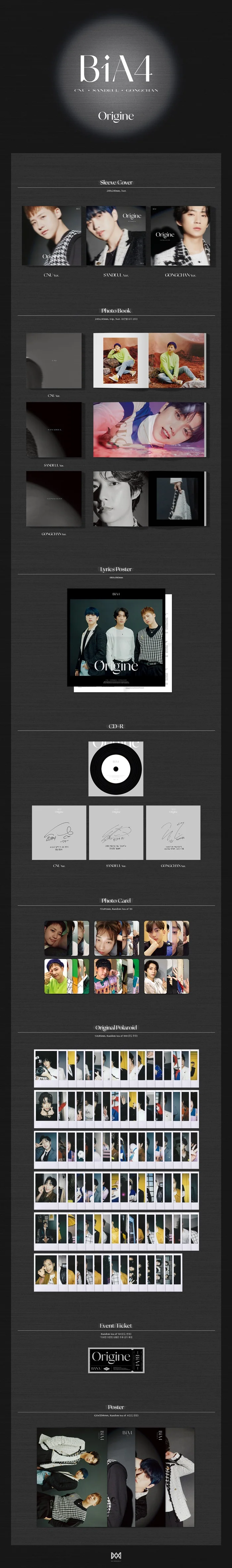 B1A4 - Origine (4th Album)