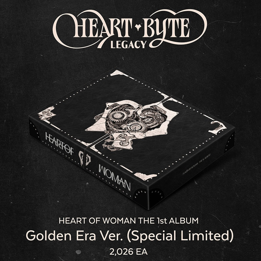 [PRE-ORDEN] HEART OF WOMAN - HEART BYTE : LEGACY (1st Album) GOLDEN ERA SPECIAL LIMITED