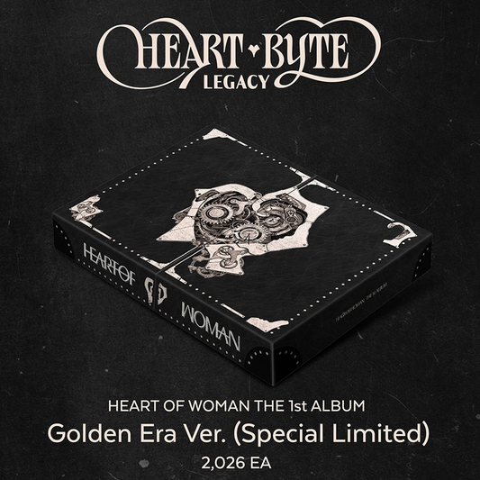 [PRE-ORDEN] HEART OF WOMAN - HEART BYTE : LEGACY (1st Album) GOLDEN ERA SPECIAL LIMITED