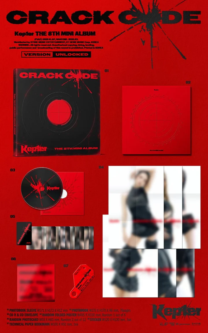 KEP1ER - CRACK CODE (8th Mini Album)