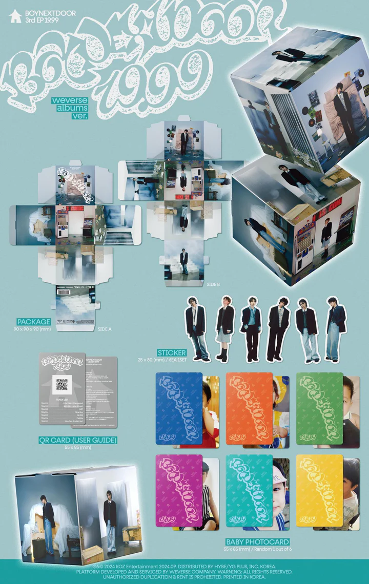 BOYNEXTDOOR - 19.99 (3rd EP) WEVERSE ALBUMS
