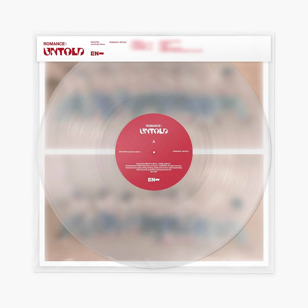 ENHYPEN - ROMANCE : UNTOLD VINILO (Limitado Clear)