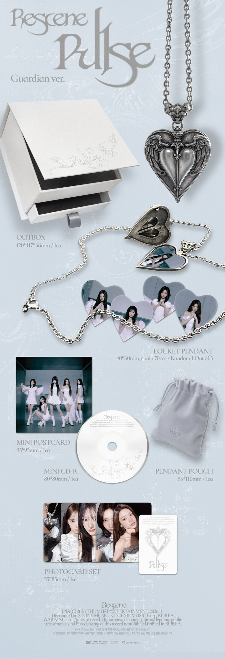 [PRE-VENTA] RESCENE - PULSE (4th Mini Album) GUARDIAN