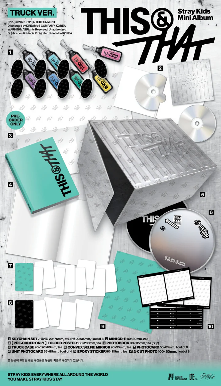 [PRE-VENTA] STRAY KIDS - THIS & THAT (10th Mini Album) TRUCK VERSION