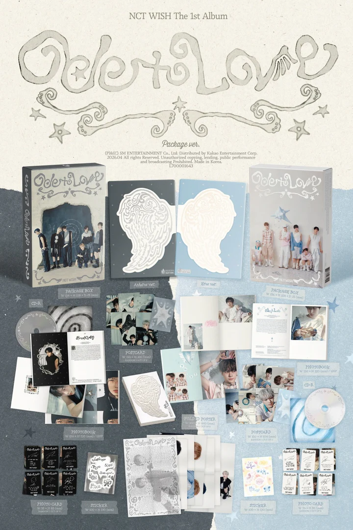 NCT WISH - ODE TO LOVE (1st Album) PACKAGE