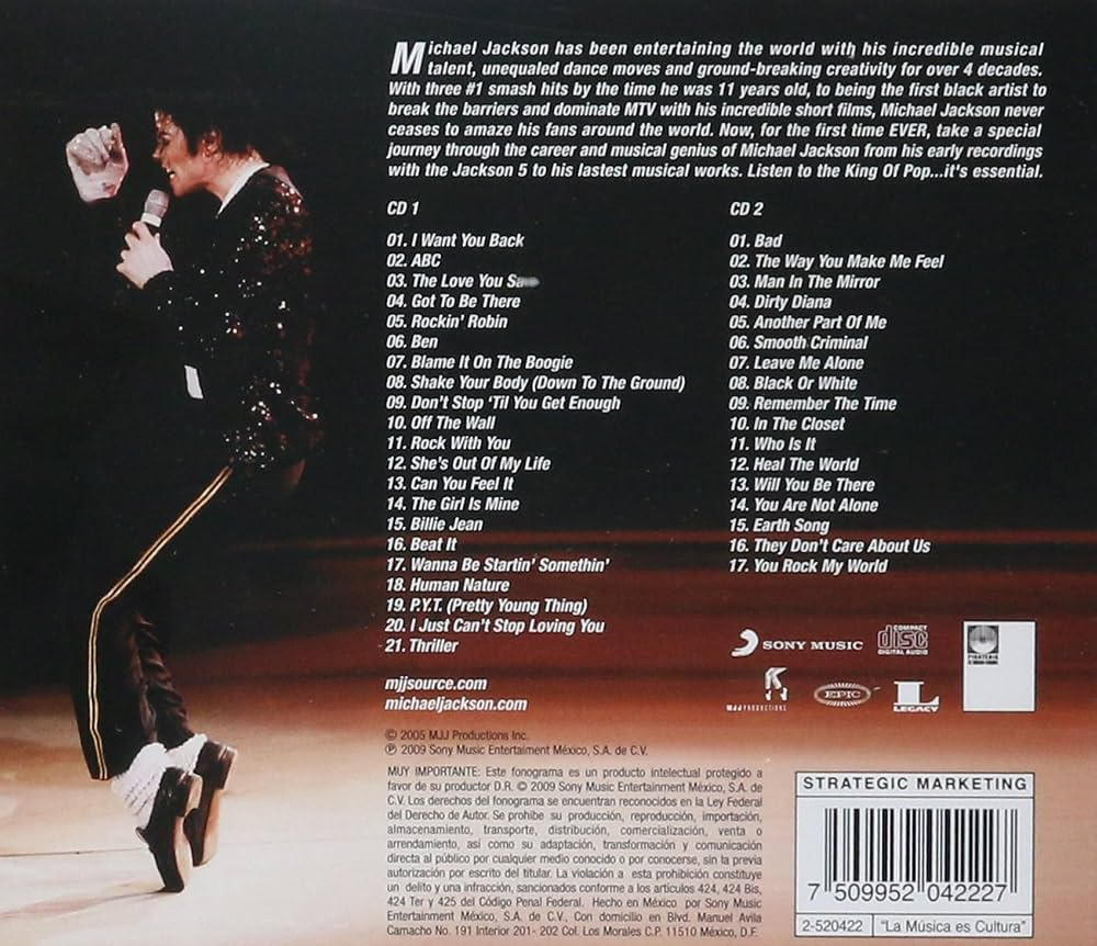 MICHAEL JACKSON - The Essential Michael Jackson CD