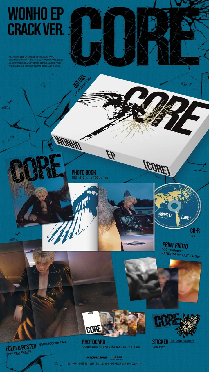 WONHO - CORE EP Album CRACK Version