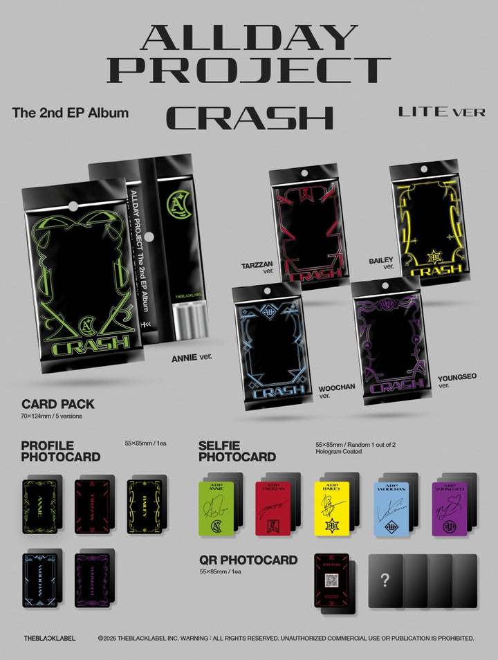 [PRE-VENTA] ALLDAY PROJECT - CRASH (2nd EP Album) LITE
