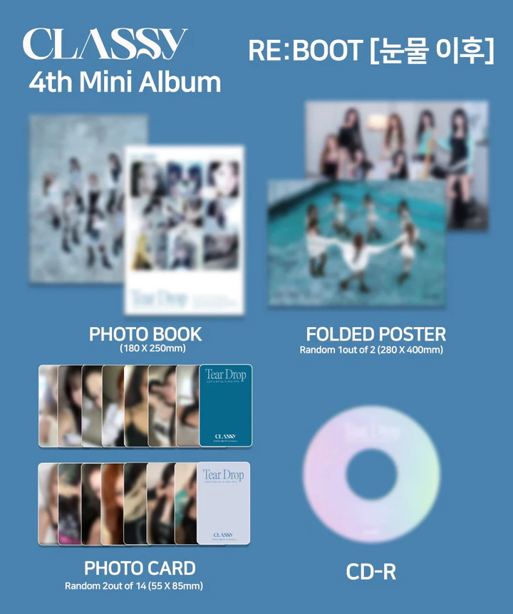[PRE-VENTA] CLASSY - RE:BOOT [눈물 이후] (4th Mini Album)