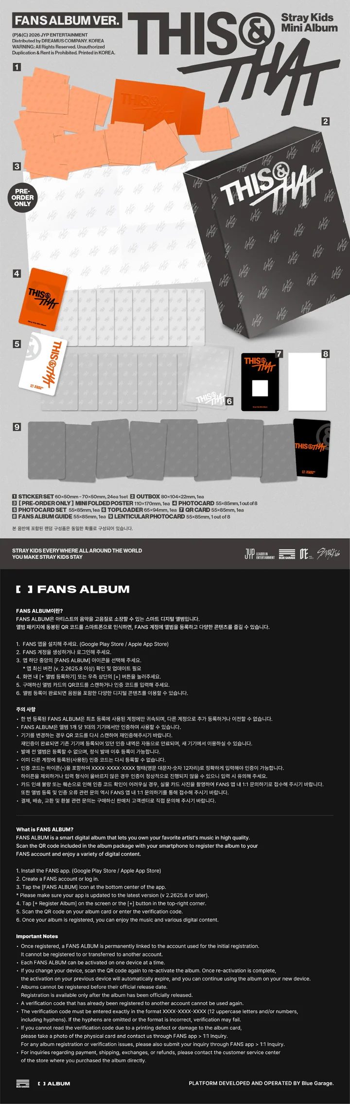 [PRE-VENTA] STRAY KIDS - THIS & THAT (10th Mini Album) FANS ALBUM VERSION