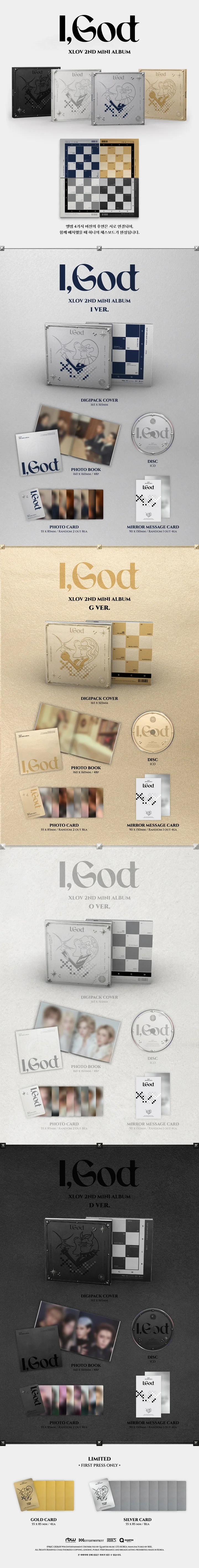XLOV - I,GOD (2nd Mini Album)