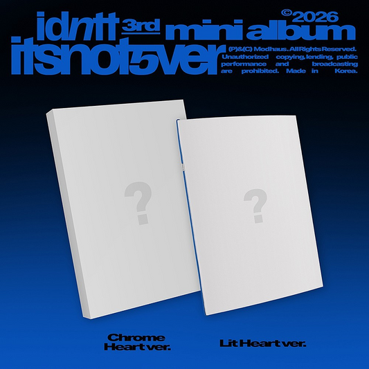 [PRE-VENTA] IDNTT - ITSNOTOVER (3rd Mini Album)